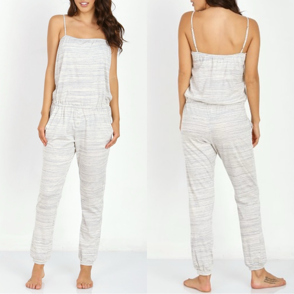 Eberjey Alex Marble Grey Loungewear Jumpsuit S
